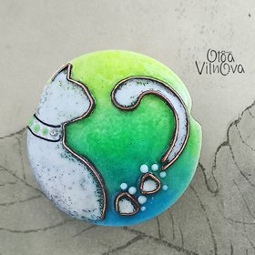 Quiet Heart Sitting Cat #2 image