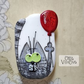 Cat with balloon #10 image