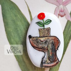 Dachshund flower pot #8 image