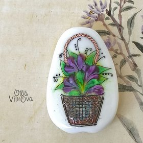 Gathered Blooms basket #20 image