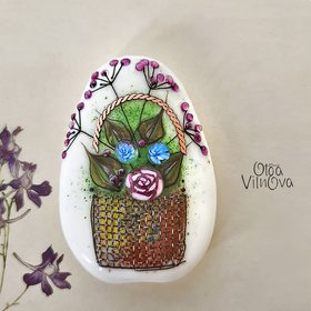 Gathered Blooms basket #28 image